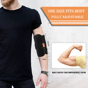 compression elbow brace with aluminum stays, view 7 - MRSLM