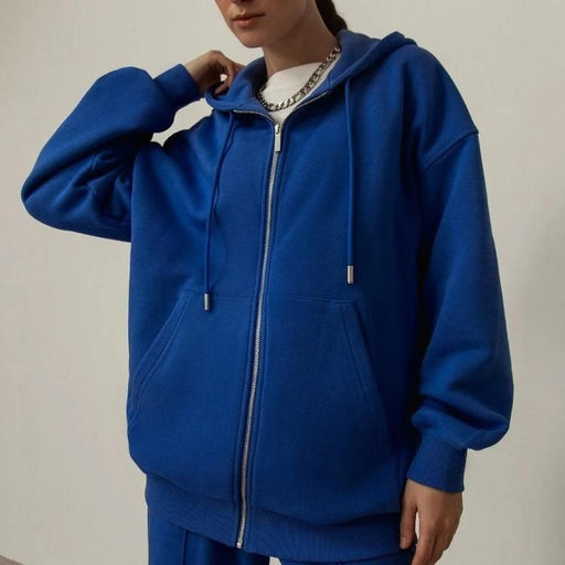 oversized hoodie and wide-leg tracksuit set - MRSLM