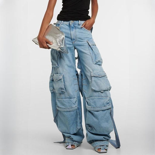 cargo denim trousers - MRSLM