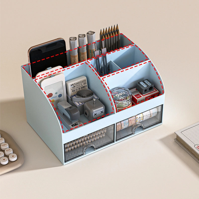 transparent drawer desk organizer, view 6 - MRSLM