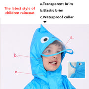 kids' dinosaur waterproof rain jumpsuit, view 8 - MRSLM
