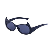 oversized cat eye sunglasses, view 3 - MRSLM