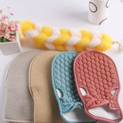 fingerless double-sided bath towel gloves, view 7 - MRSLM
