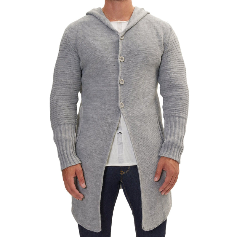 mid-length pocket cardigan sweater coat, view 5 - MRSLM