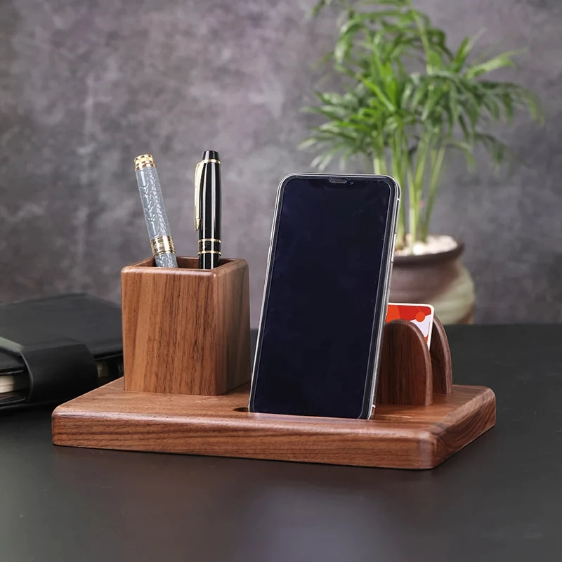 solid wood desk organizer - MRSLM