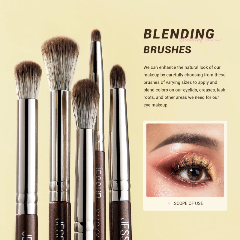 15pcs eye makeup brush set, view 4 - MRSLM