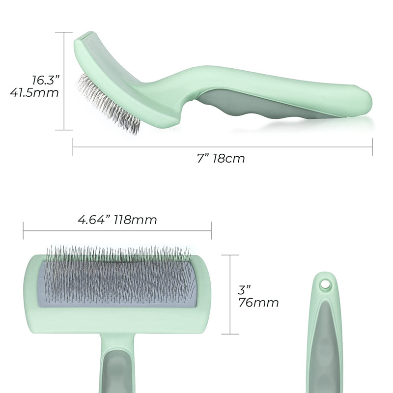 professional pet slicker brush, view 7 - MRSLM
