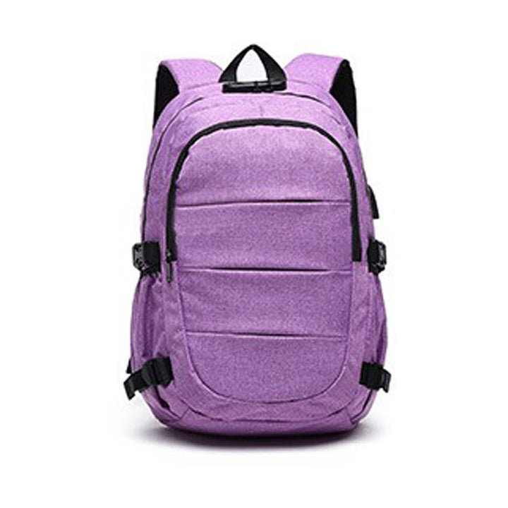 Backpack Password Lock Anti-theft Backpack Large Capacity Student Schoolbag Business Trip Travel Laptop Bag