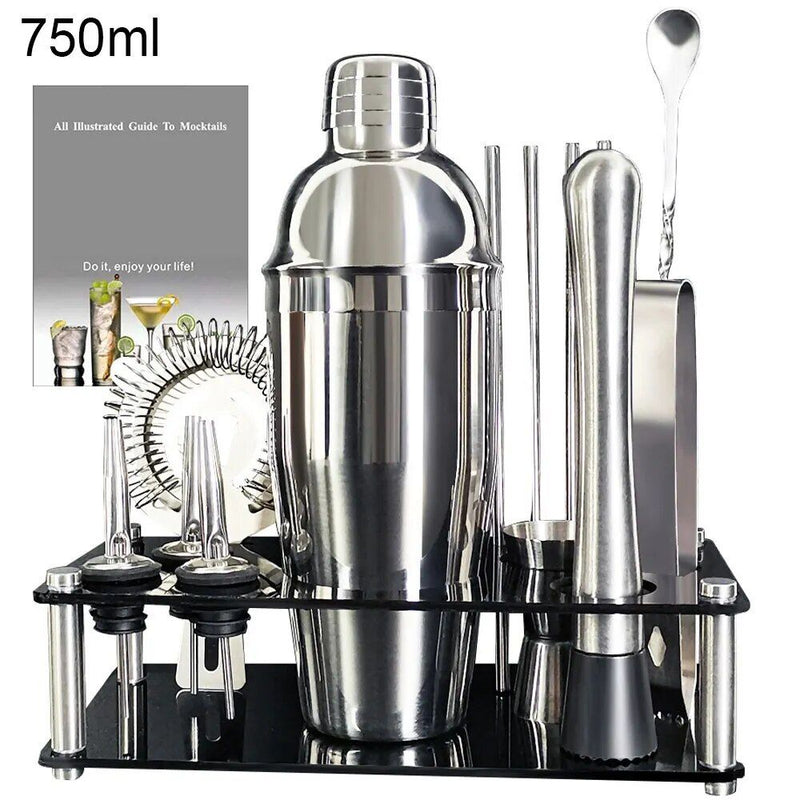 boston cocktail shaker set, view 4 - MRSLM