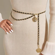 adjustable metal waist chain belt, view 4 - MRSLM