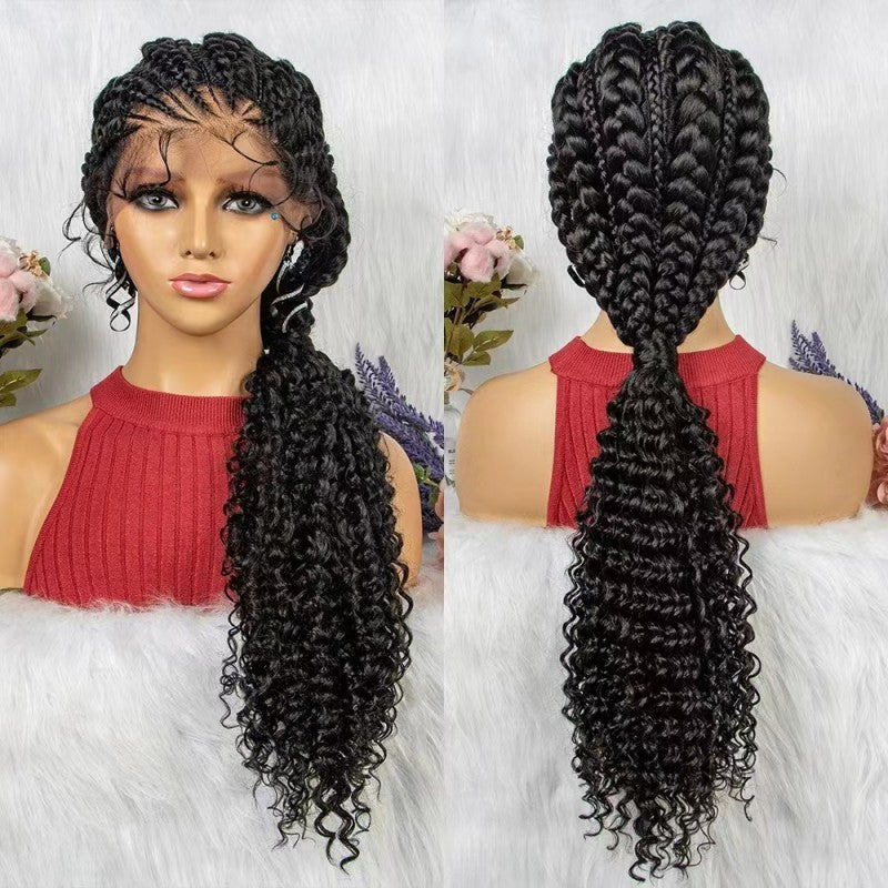 lace braided hand-woven wig - MRSLM