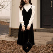 elegant lace patchwork dress - MRSLM