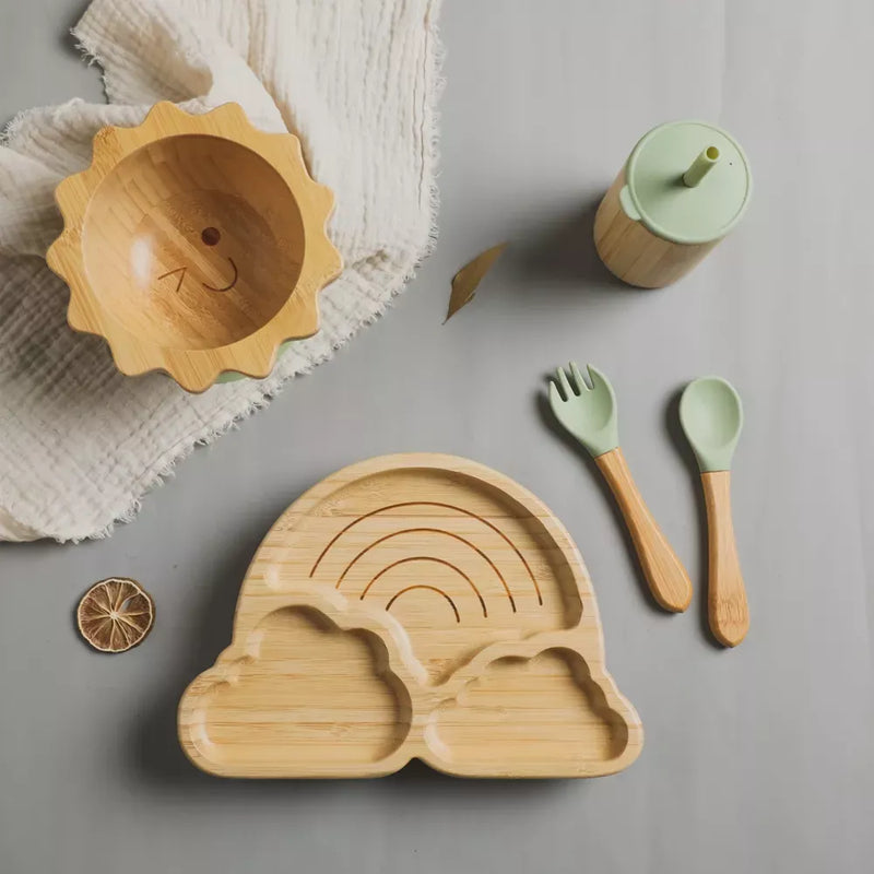 bamboo baby feeding set - MRSLM
