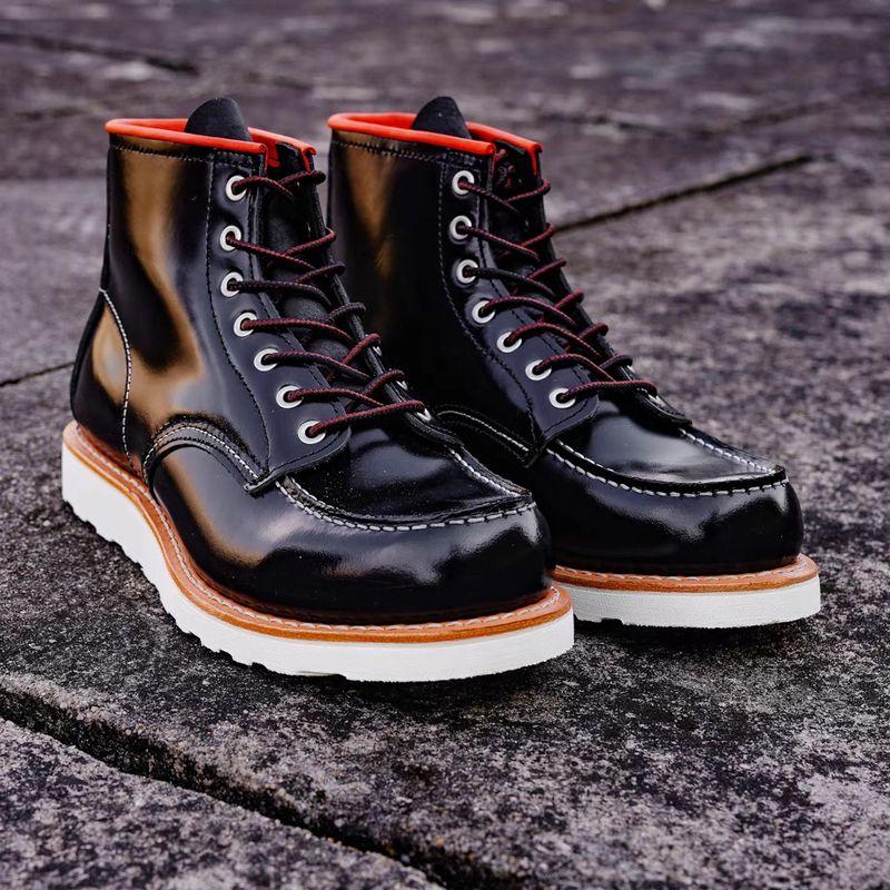 handmade Goodyear black ankle boots - MRSLM