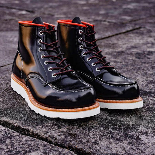 handmade Goodyear black ankle boots - MRSLM