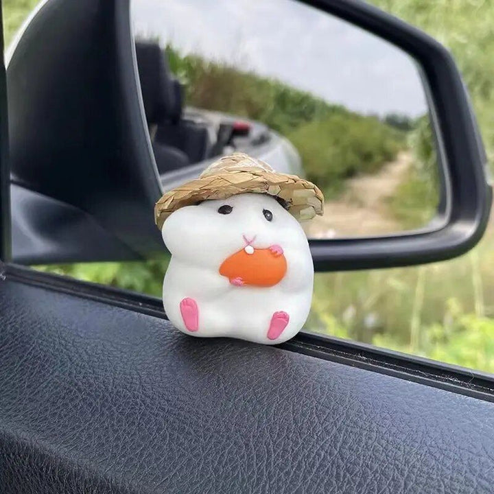 Cute Hamster Dashboard Doll Decoration