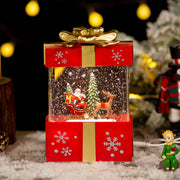 christmas gift box crystal ball lamp, view 7 - MRSLM