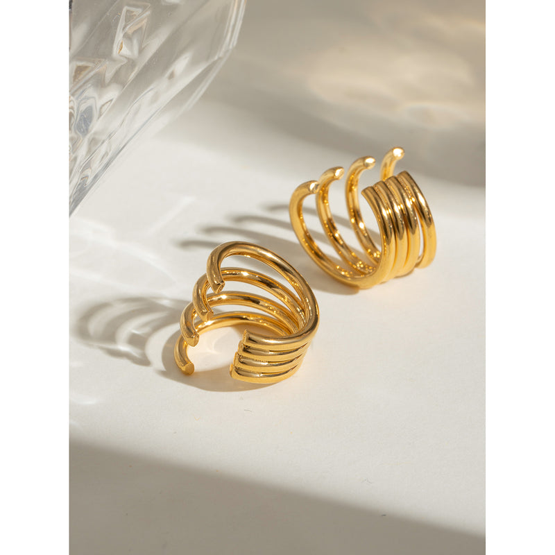 four-layer hoop ear clip, view 3 - MRSLM