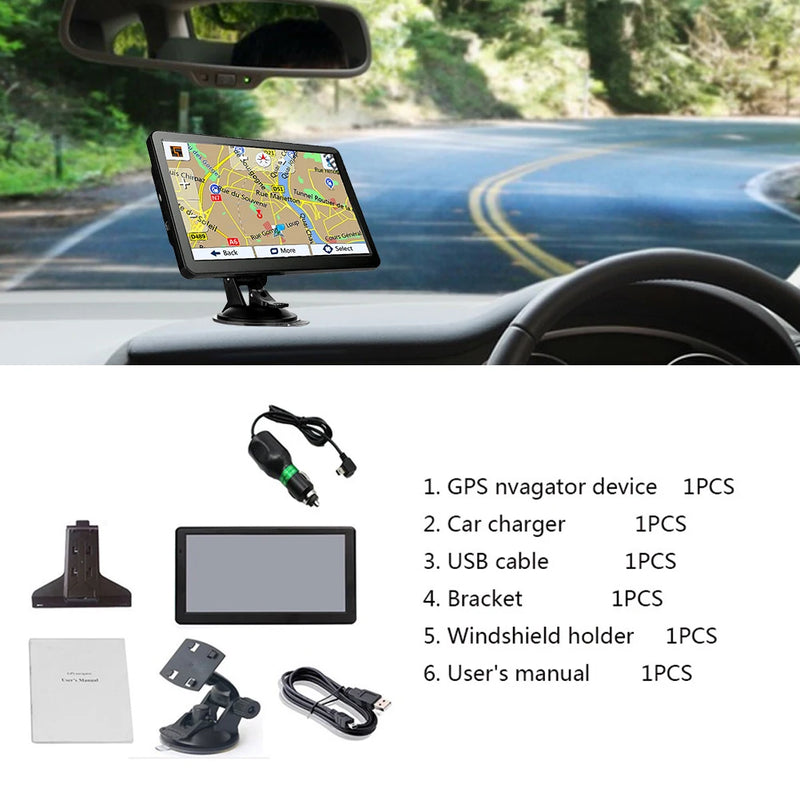 gps navigation system with hd touch screen, view 8 - MRSLM