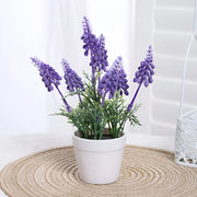 artificial lavender set with iron basket, view 5 - MRSLM