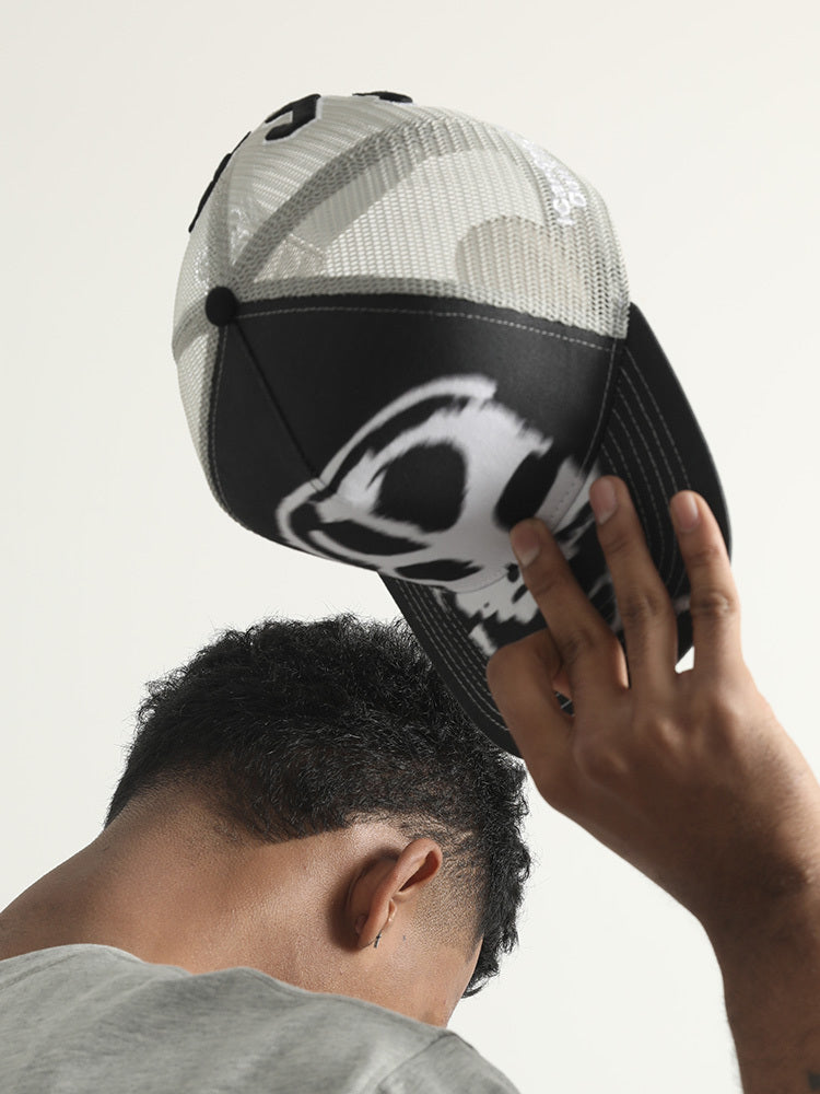 mesh panel baseball cap, view 5 - MRSLM