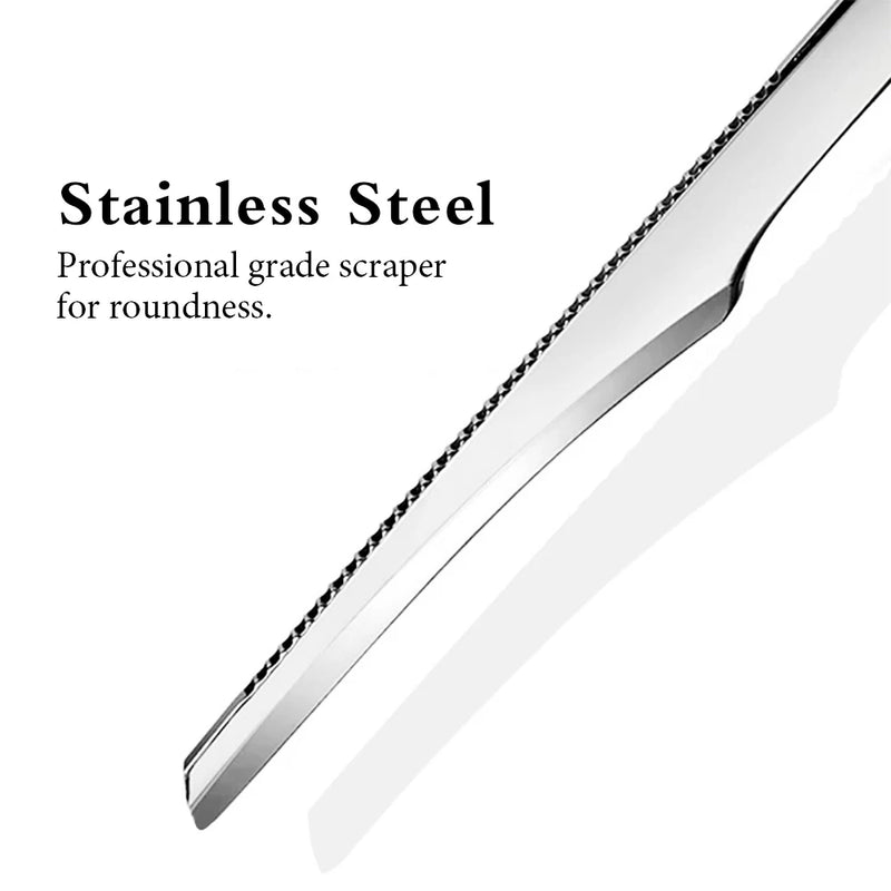 stainless steel pedicure knife set, view 7 - MRSLM