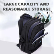 double shoulder travel backpack, view 3 - MRSLM