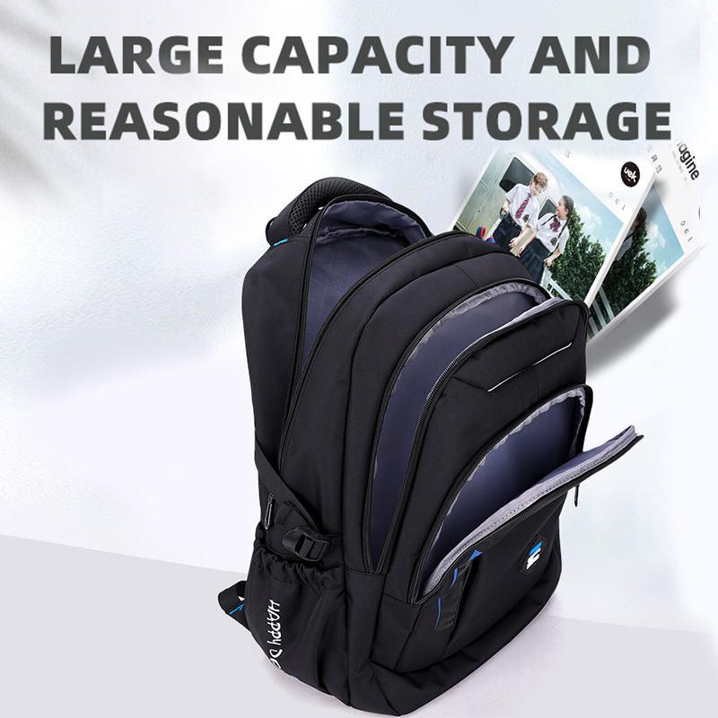double shoulder travel backpack, view 3 - MRSLM