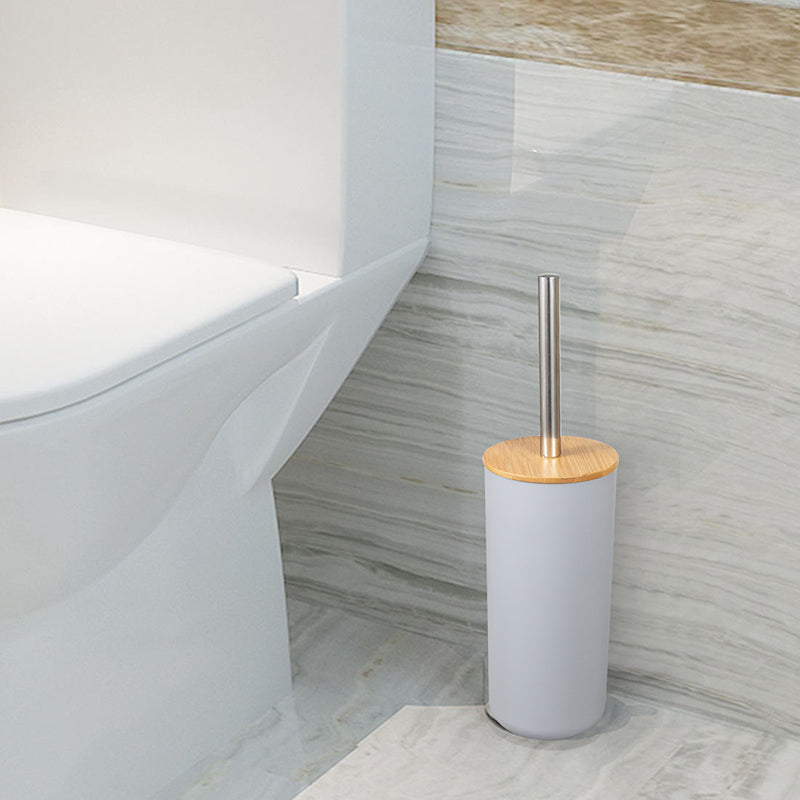 6-piece bamboo bathroom accessories set, view 5 - MRSLM