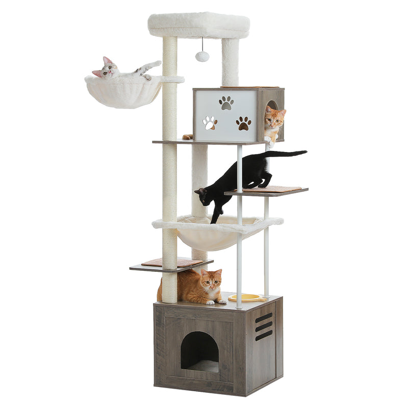 large multi-level cat tree, view 4 - MRSLM