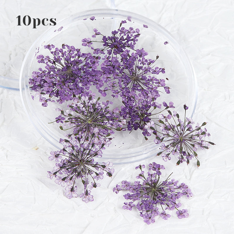 3d dried flower nail art decorations, view 4 - MRSLM