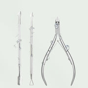 stainless steel cuticle scissors and nail care tool, view 7 - MRSLM