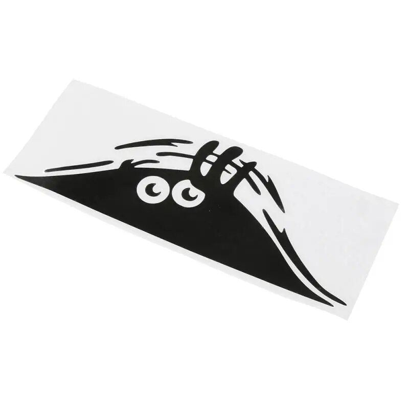 peeking monster car sticker, view 2 - MRSLM