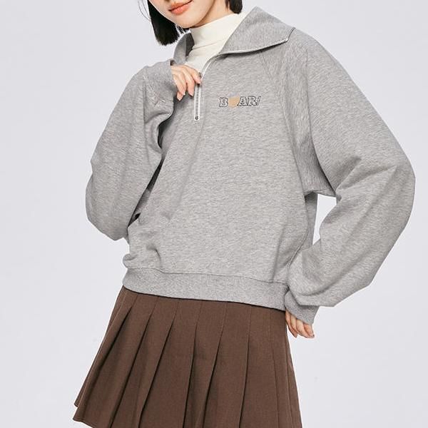 retro lapel embroidery sweater - MRSLM