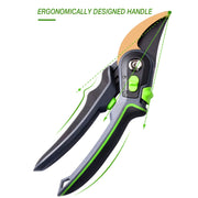 ratchet garden pruner shears, view 5 - MRSLM