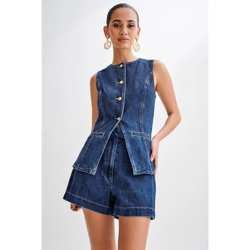 Denim 2-piece summer set, view 2 - MRSLM