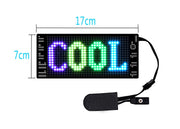 Bluetooth flexible LED screen hat, view 2 - MRSLM