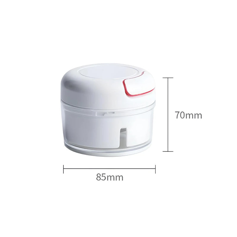 manual food processor garlic chopper, view 2 - MRSLM