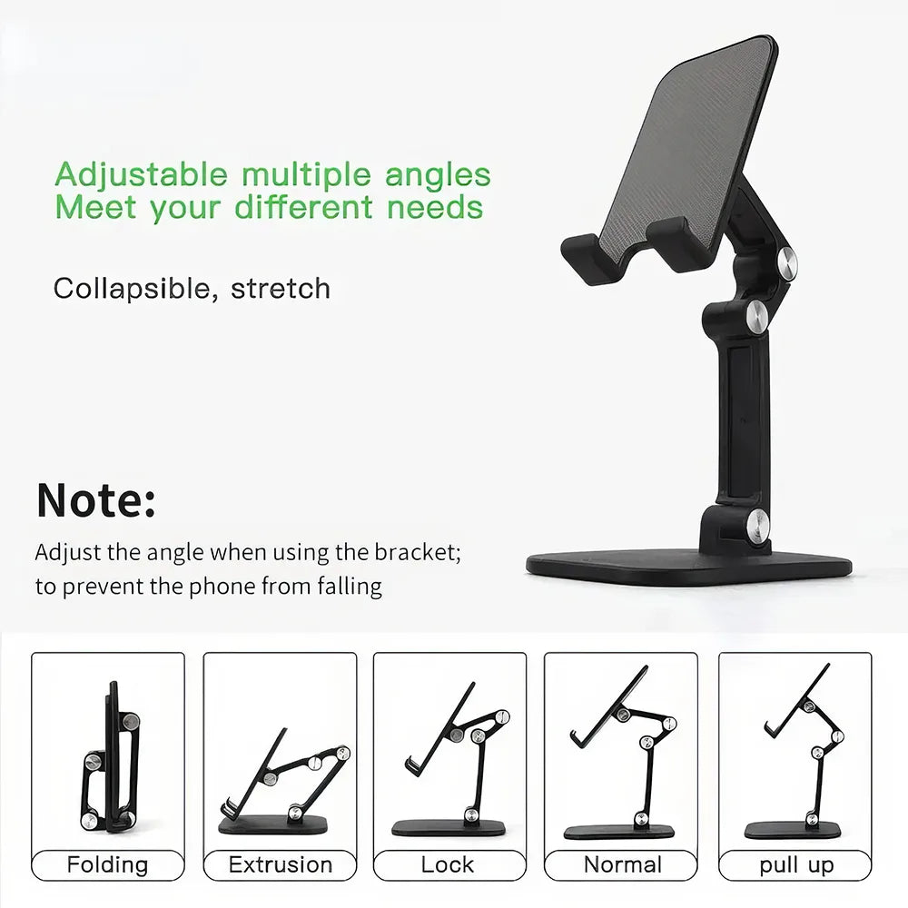 Adjustable Foldable Desk Mobile Phone Holder