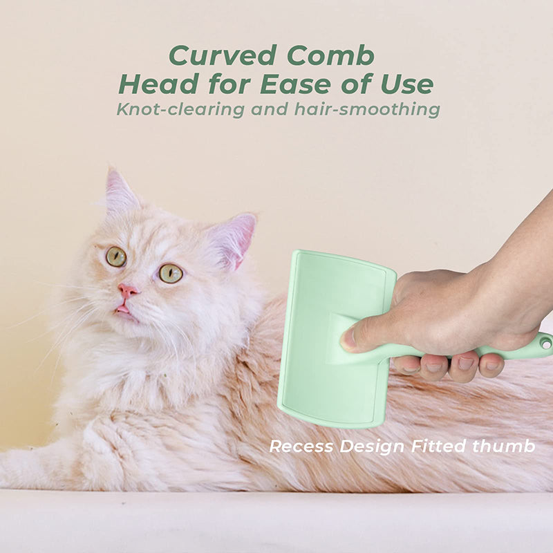 professional pet slicker brush, view 3 - MRSLM