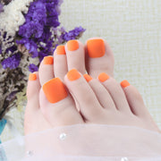matte press-on toenails with glue, view 4 - MRSLM