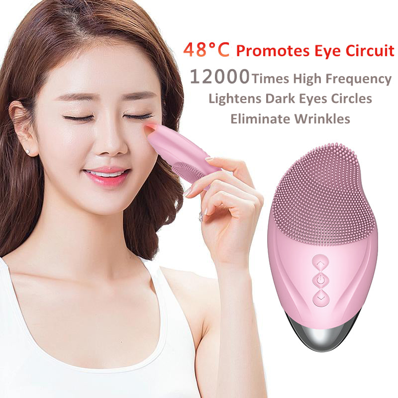 rechargeable facial cleansing brush, view 7 - MRSLM