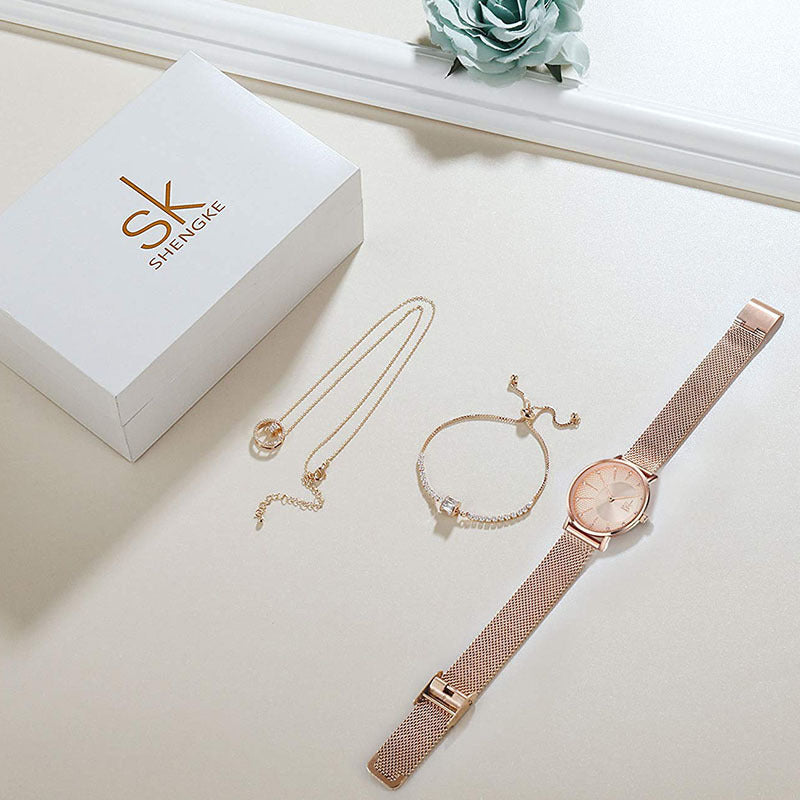 simple women's quartz watch, view 3 - MRSLM
