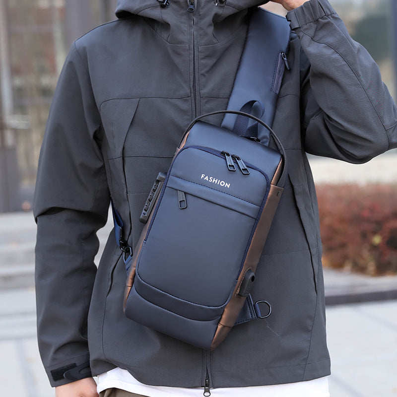 Men's large capacity waterproof leisure bag, view 2 - MRSLM