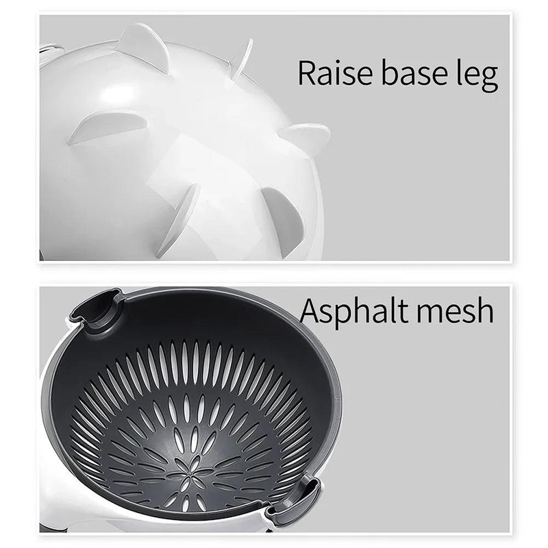 9-in-1 vegetable slicer with drain basket, view 5 - MRSLM