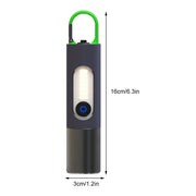 bright LED flashlight, view 5 - MRSLM
