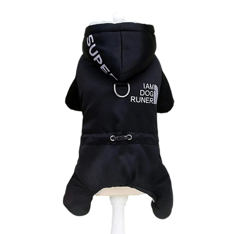 winter coat for small dogs and puppies, view 2 - MRSLM