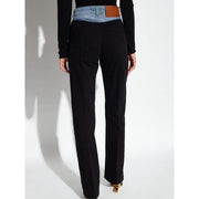patchwork straight-leg jeans, view 4 - MRSLM