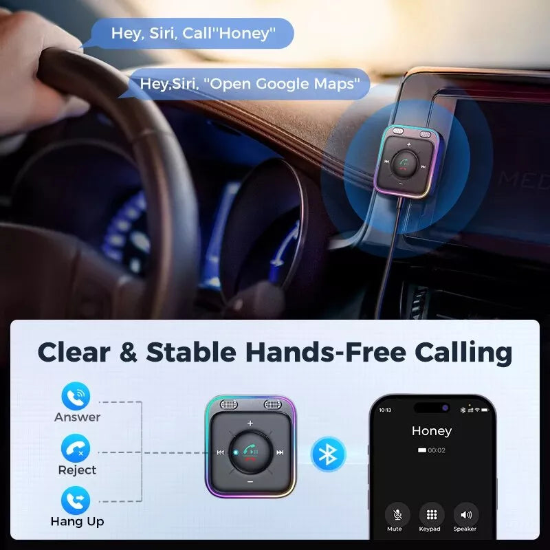 Bluetooth 5.3 car adapter, view 5 - MRSLM