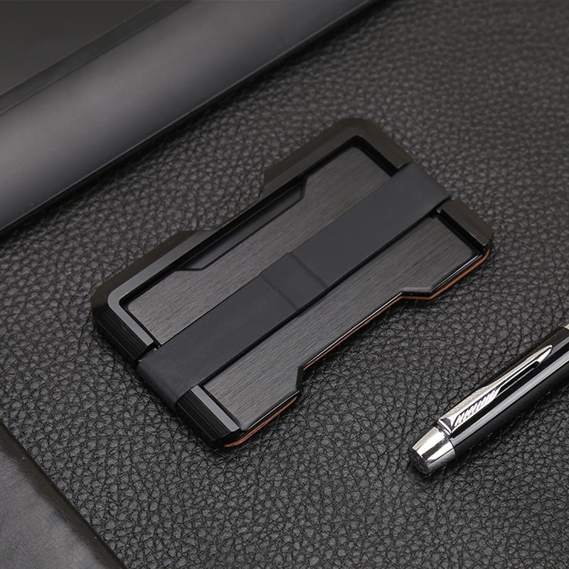 multi-function metal wallet, view 4 - MRSLM